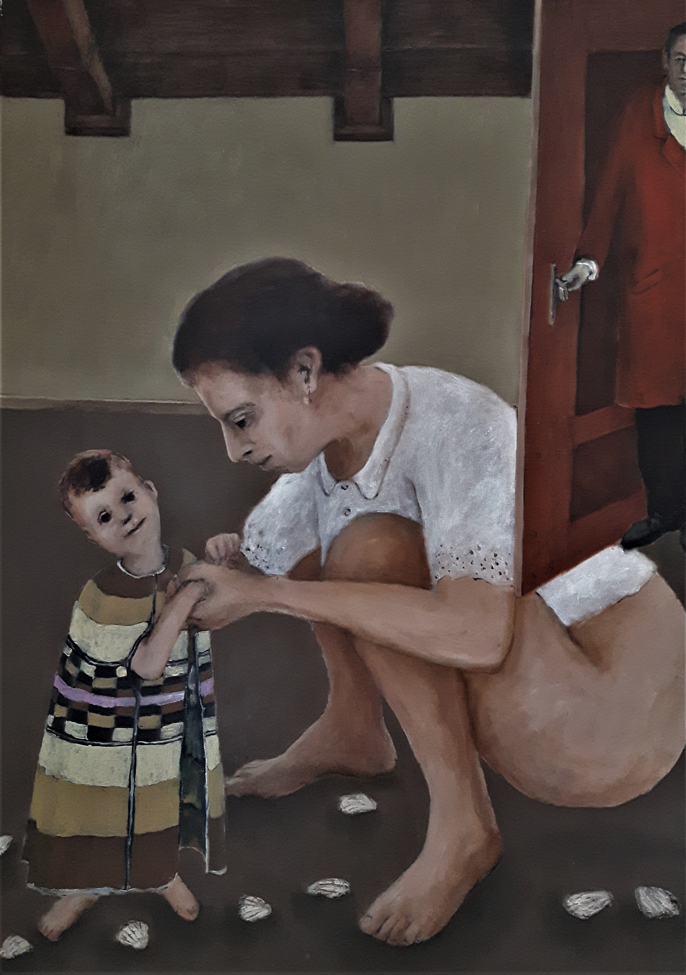 vrouw met klein kind